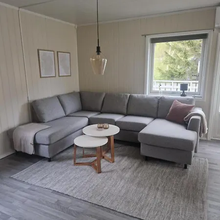 House With Terrace And A Big Garden In Centrum Of Lyngseidet *